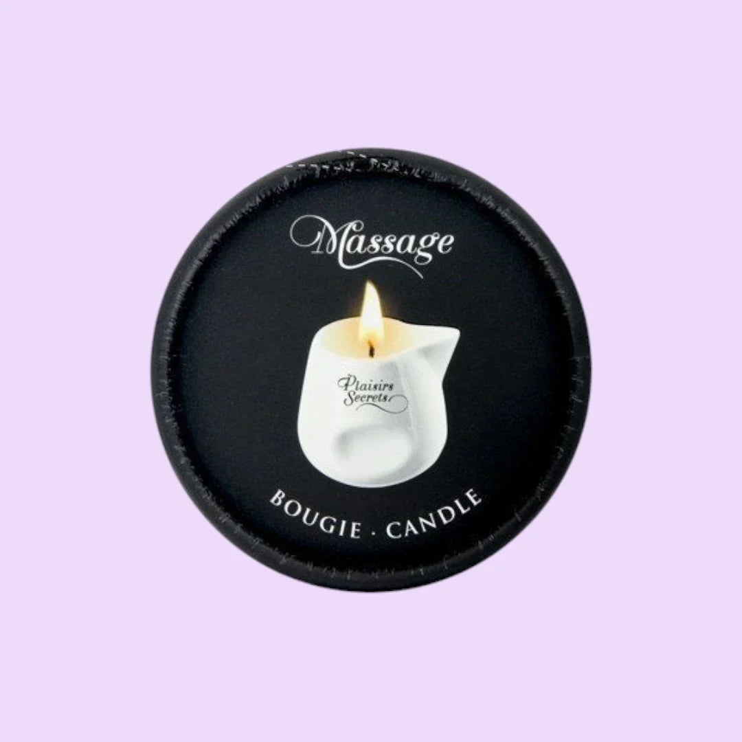 Plaisirs Secrets Pomegranate Massage Candle — 80 ml