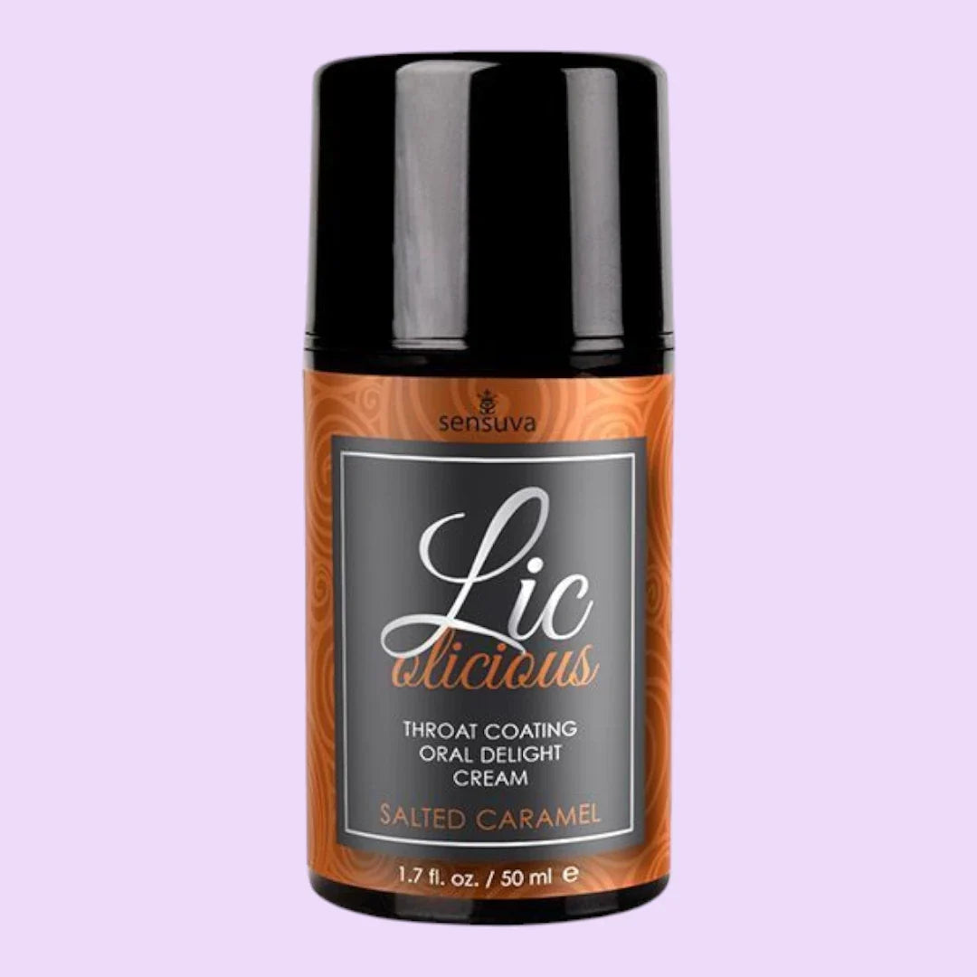 Sensuva Lic-o-licious Salted Caramel Oral Sex Gel — 50 ml