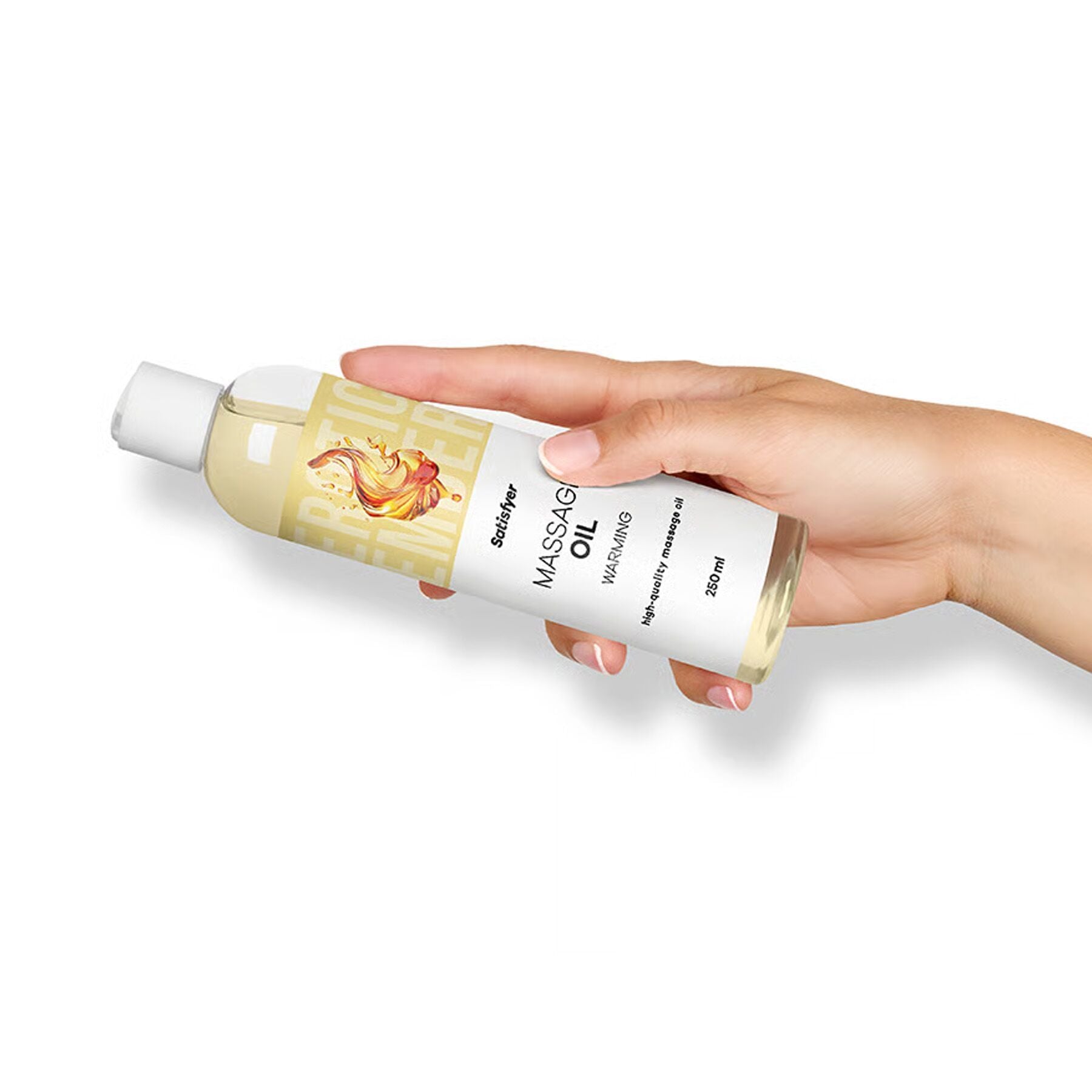 Satisfyer Massage Oil Warming — 250 ml, Unscented