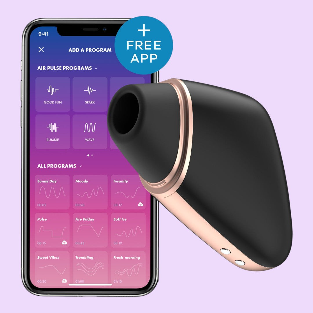 Satisfyer Love Triangle App-Controlled Air Pulse Stimulator