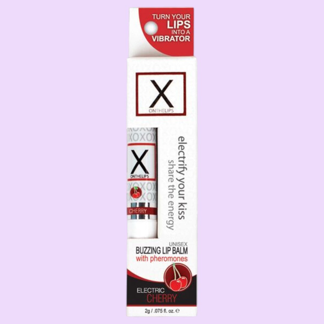 Sensuva X on the Cherry Lips Tingling Lip Balm with Pheromones