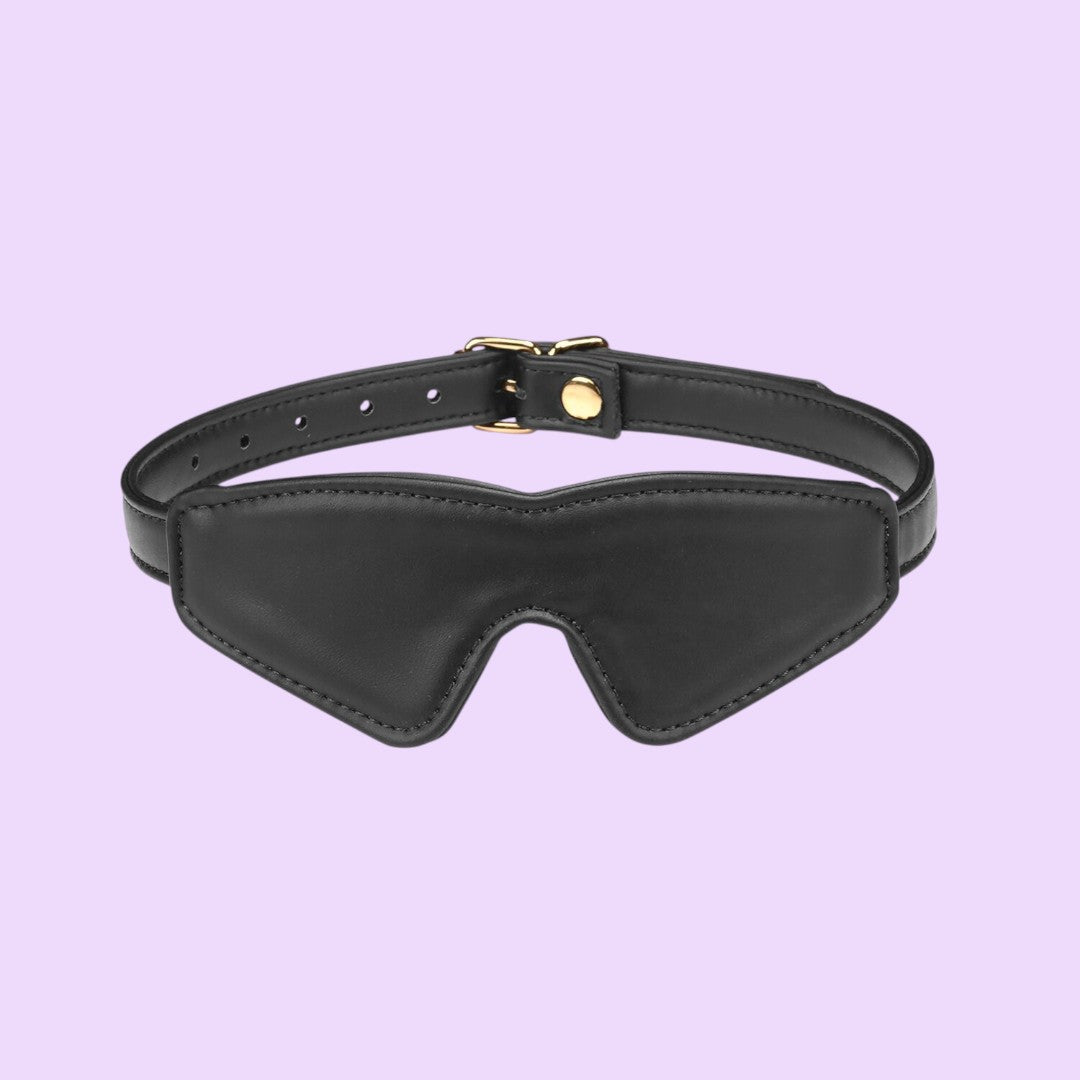 Liebe Seele Organosilicon Blindfold — Black & Gold