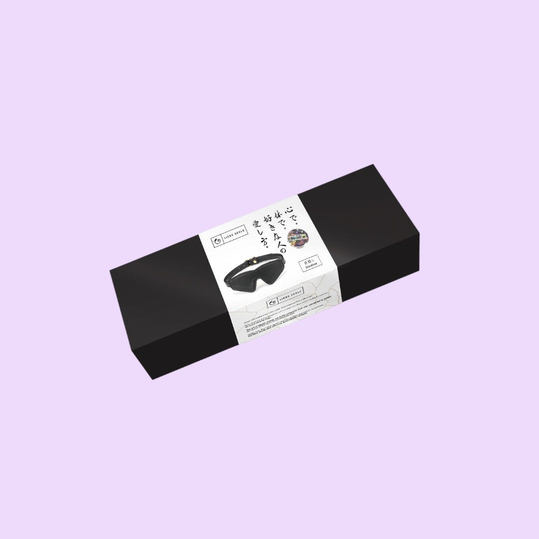 Liebe Seele Organosilicon Blindfold — Black & Gold