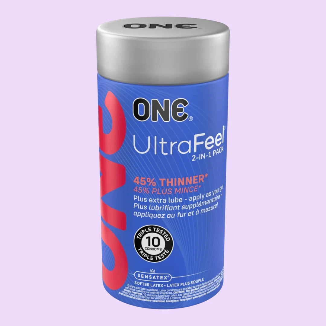 ONE Ultra Feel Condoms, 10 Pack — Ultra-Thin with Extra Lube