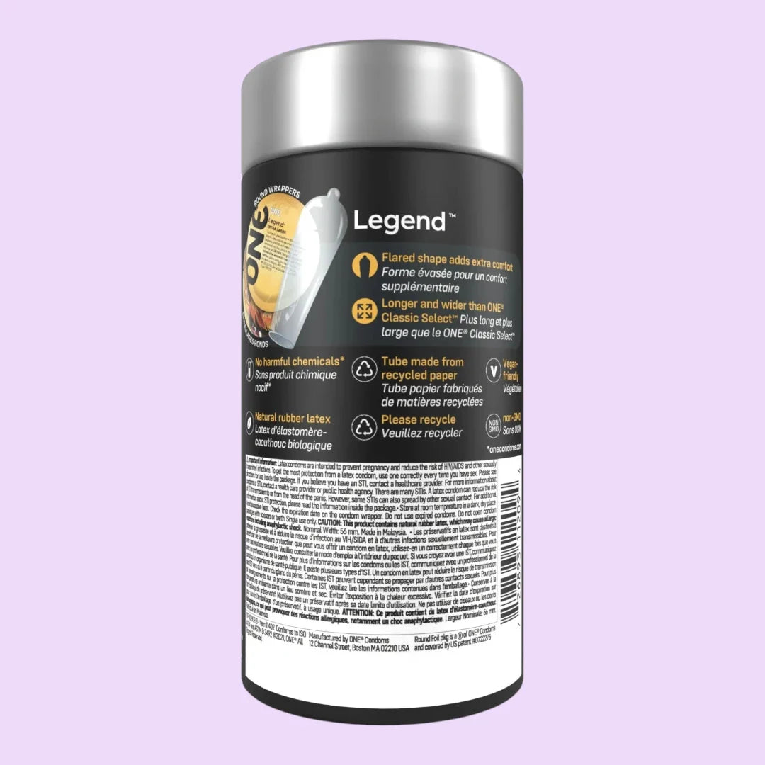 ONE Legend XL Condoms, 12 Pack — Larger Fit