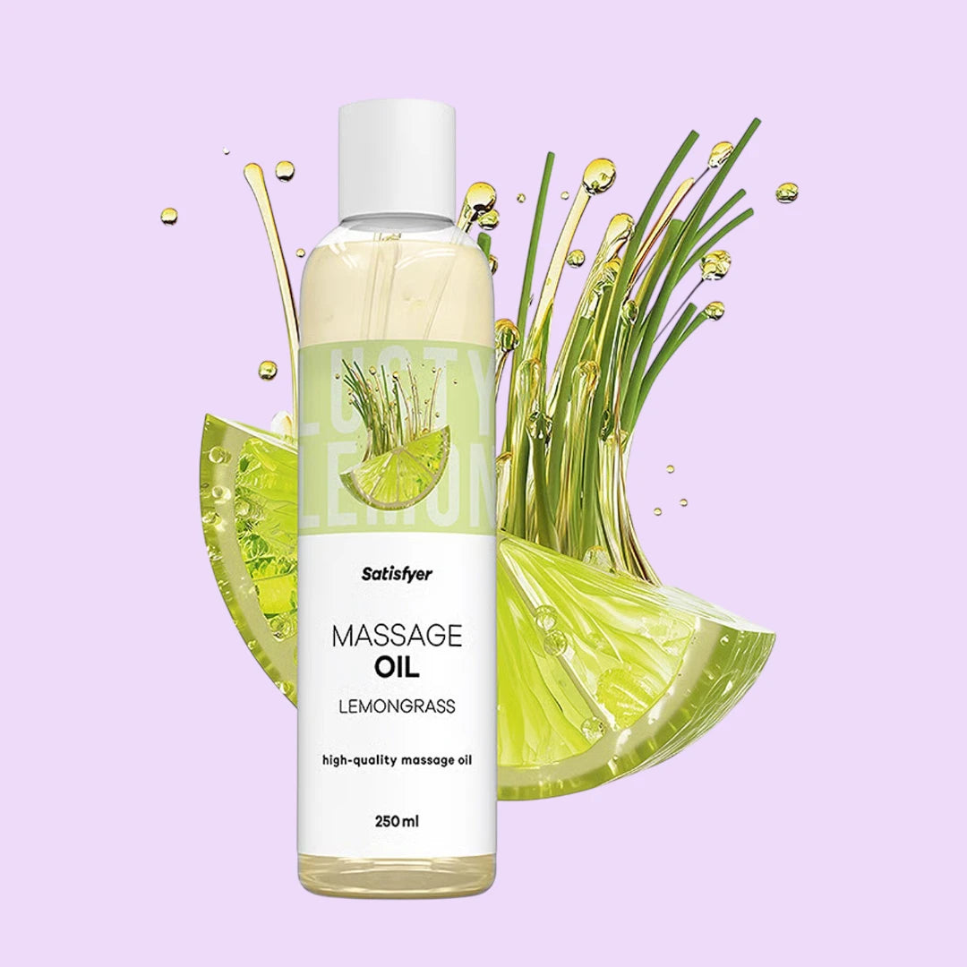 Масажна олія Satisfyer Massage Oil Lemongrass 250 мл