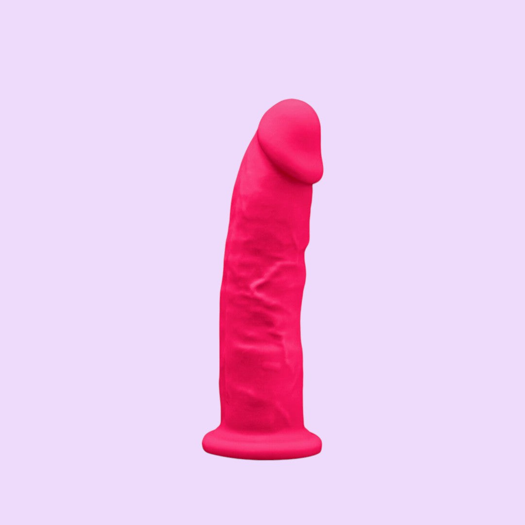 Фалоімітатор з вібрацією SilexD Henry Vibro Pink MODEL 2 (7in) + LRS
