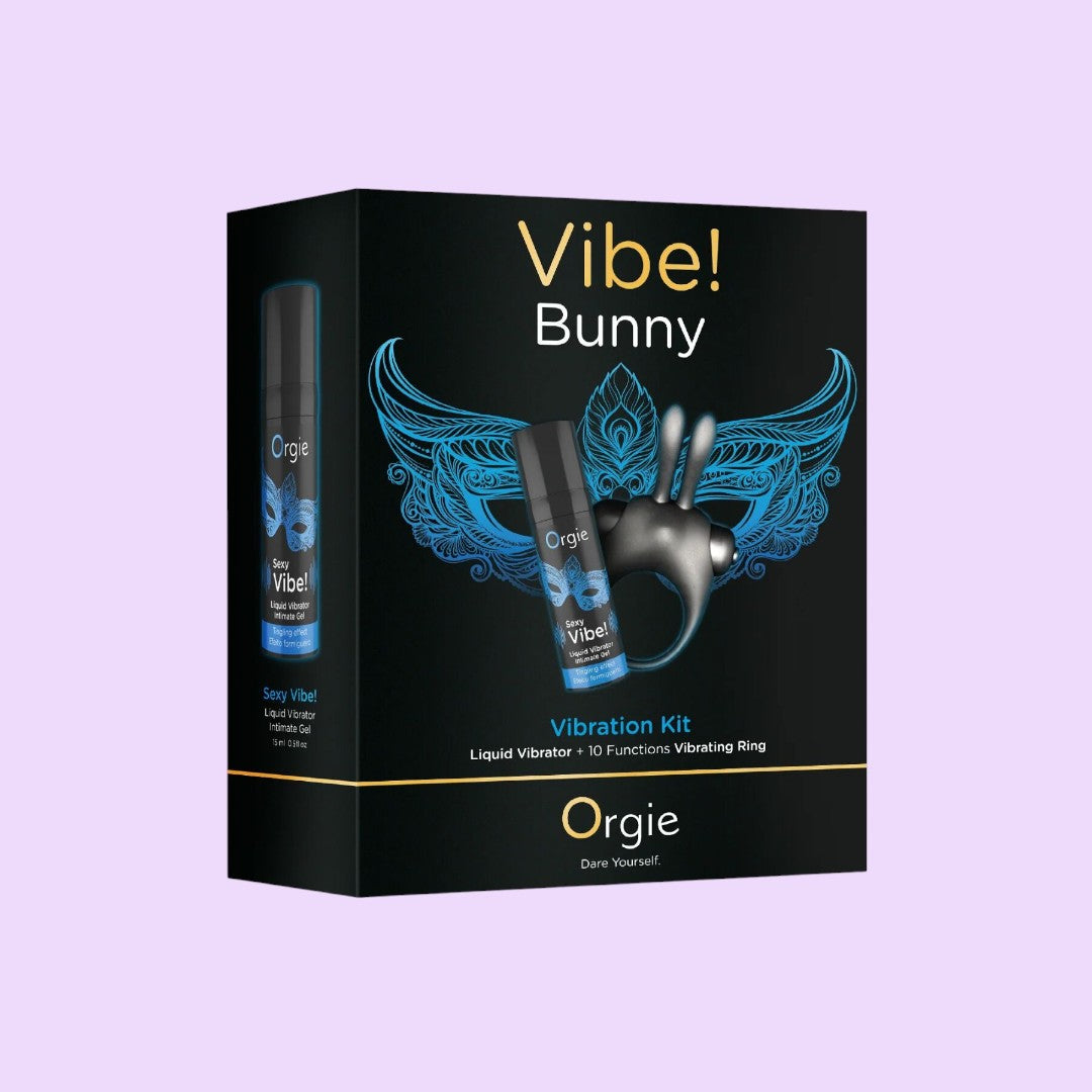 Orgie Vibe Bunny Kit — Arousal Gel & Bullet Vibrator