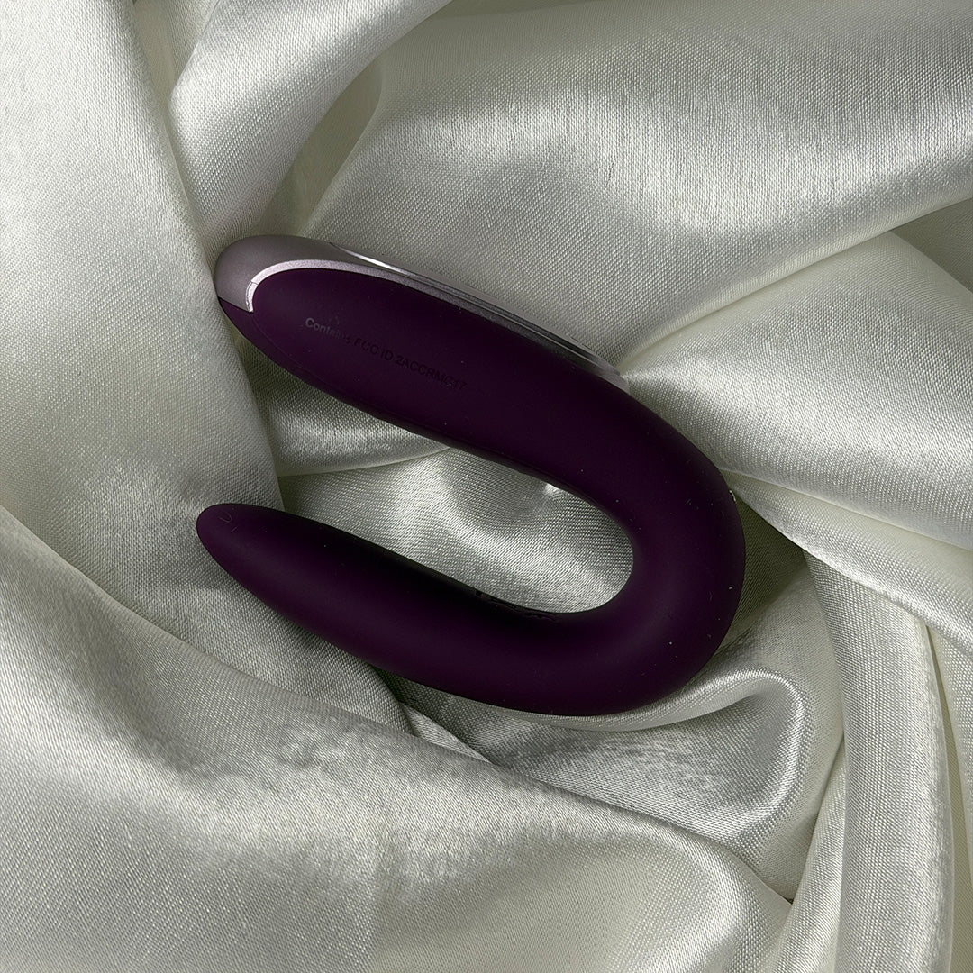 Satisfyer Double Fun Couples Vibrator — Violet