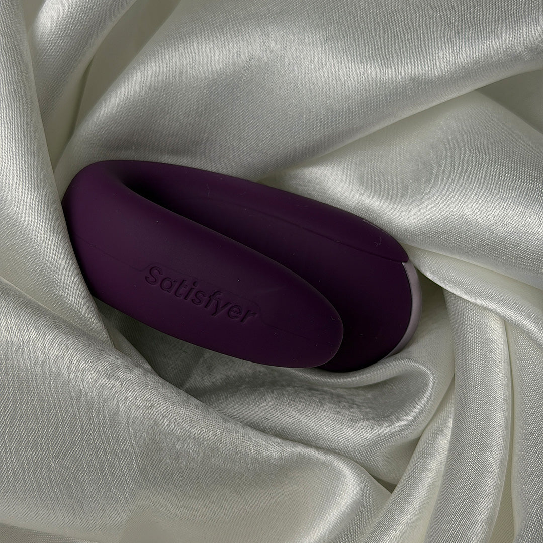 Satisfyer Double Fun Couples Vibrator — Violet