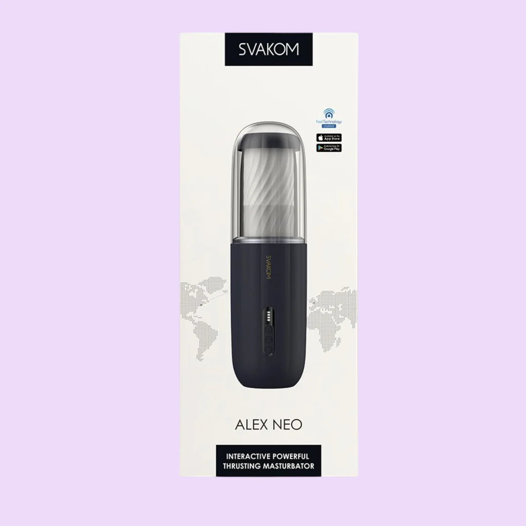 Svakom Alex Neo Automatic Masturbator with Audio