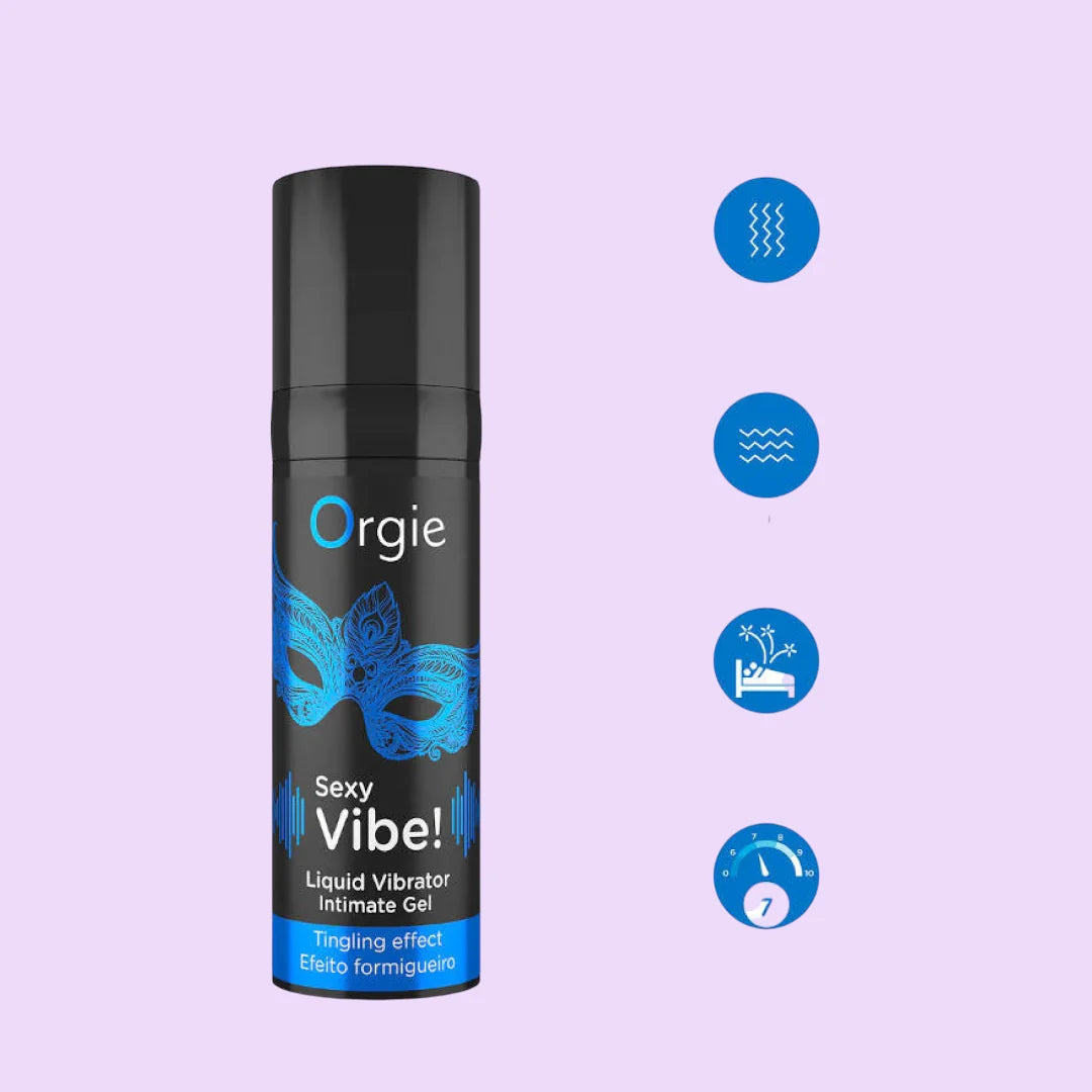Orgie Sexy Vibe! Tingly Liquid Vibrator — Medium Intensity