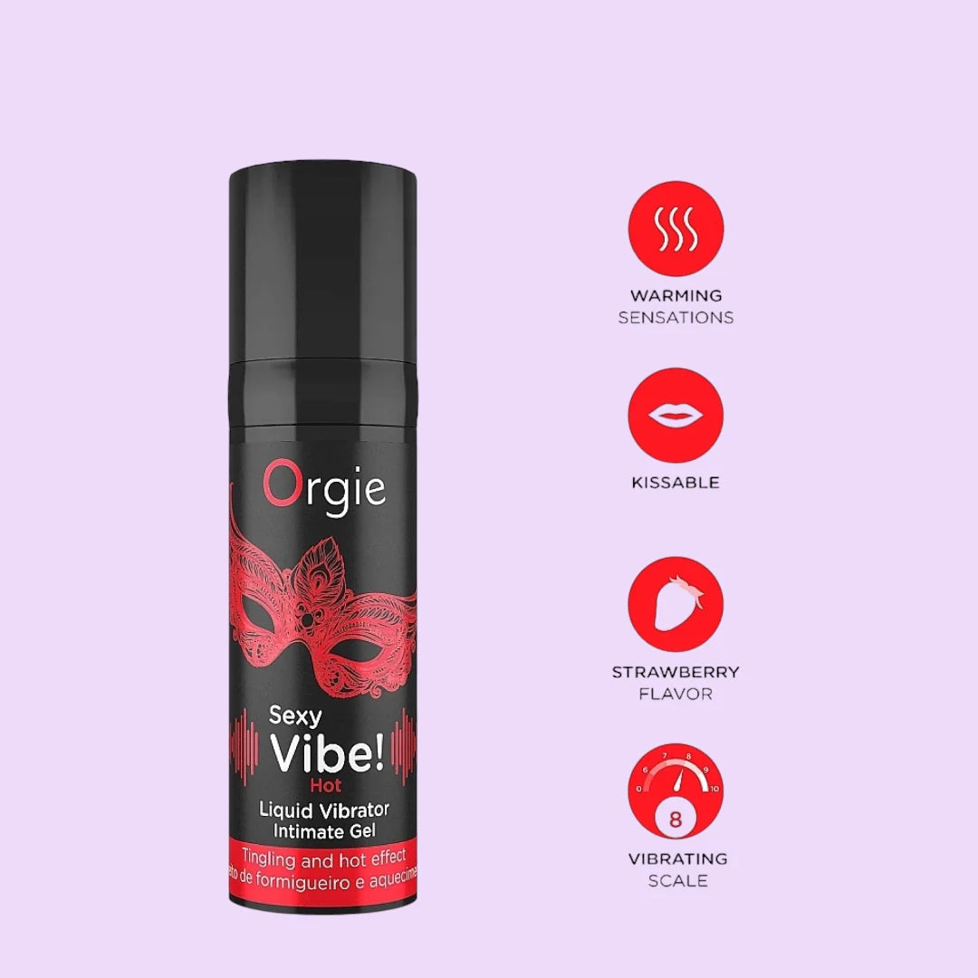 Orgie Sexy Vibe! Hot Warming Liquid Vibrator