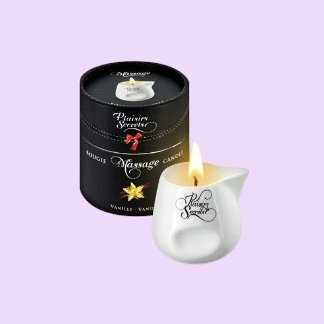 Plaisirs Secrets Vanilla Massage Candle — 80 ml