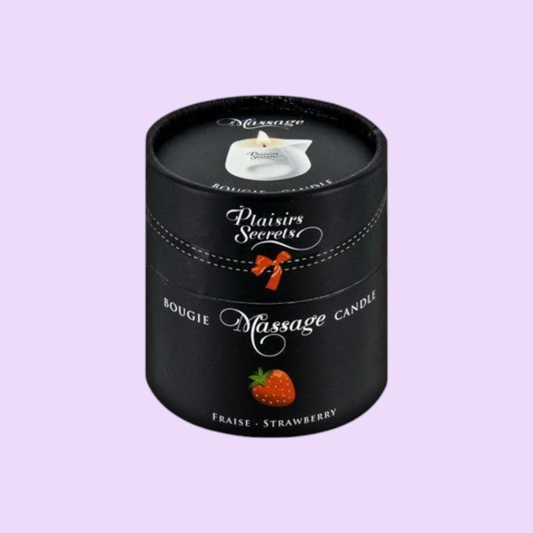 Plaisirs Secrets Strawberry Massage Candle — 80 ml