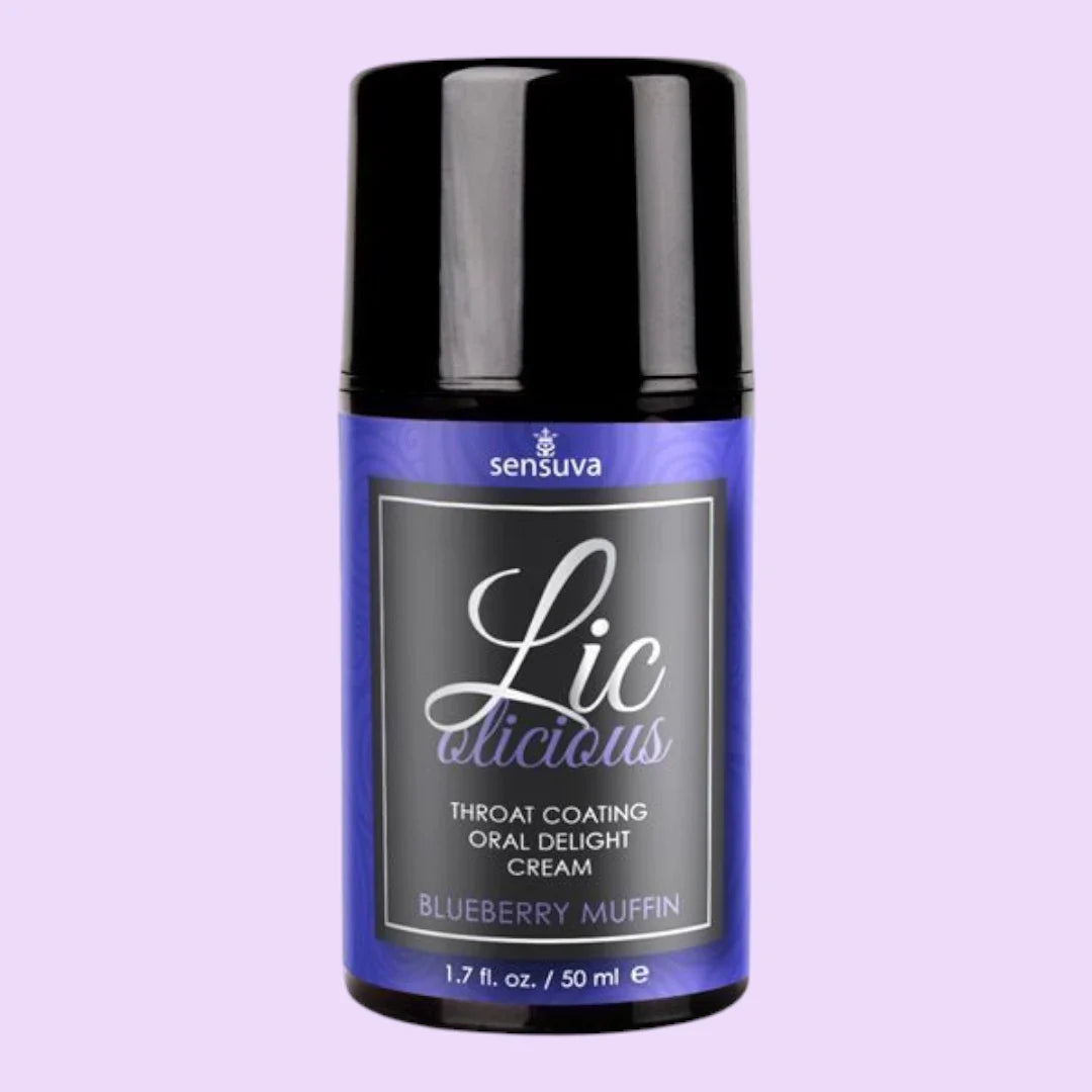 Sensuva Lic-o-licious Blueberry Muffin Oral Sex Gel — 50 ml