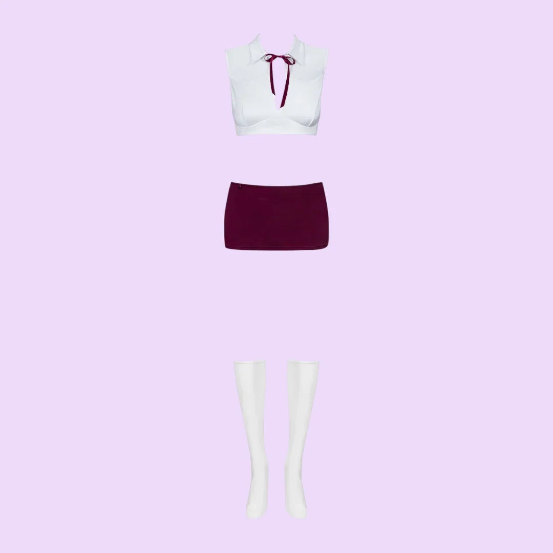 Obsessive Student 4-Piece Costume