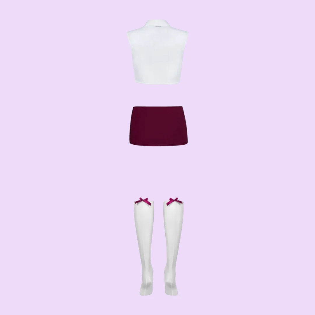 Obsessive Student 4-Piece Costume