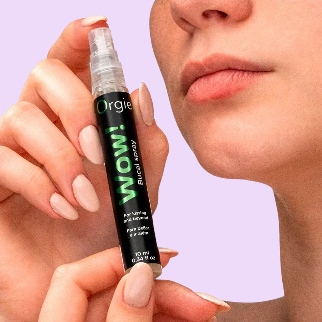 Orgie Wow! Oral Sex Spray — 10 ml, Mint & Strawberry