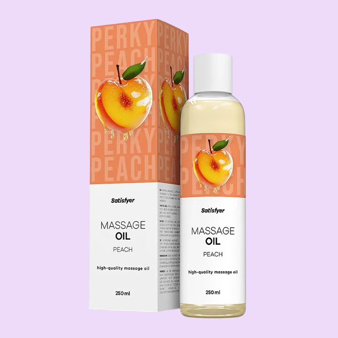 Satisfyer Massage Oil Peach — 250 ml