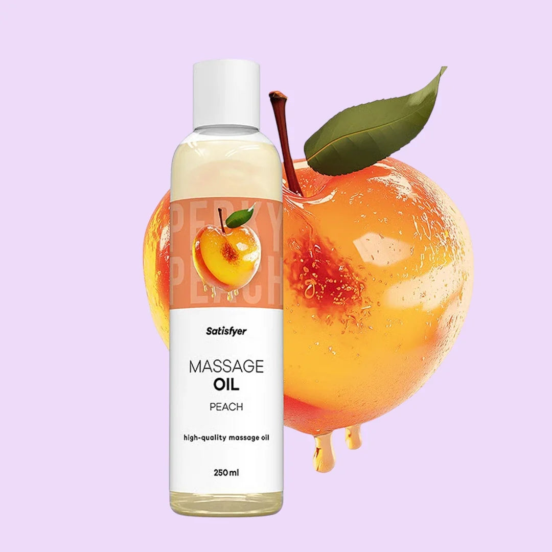Satisfyer Massage Oil Peach — 250 ml