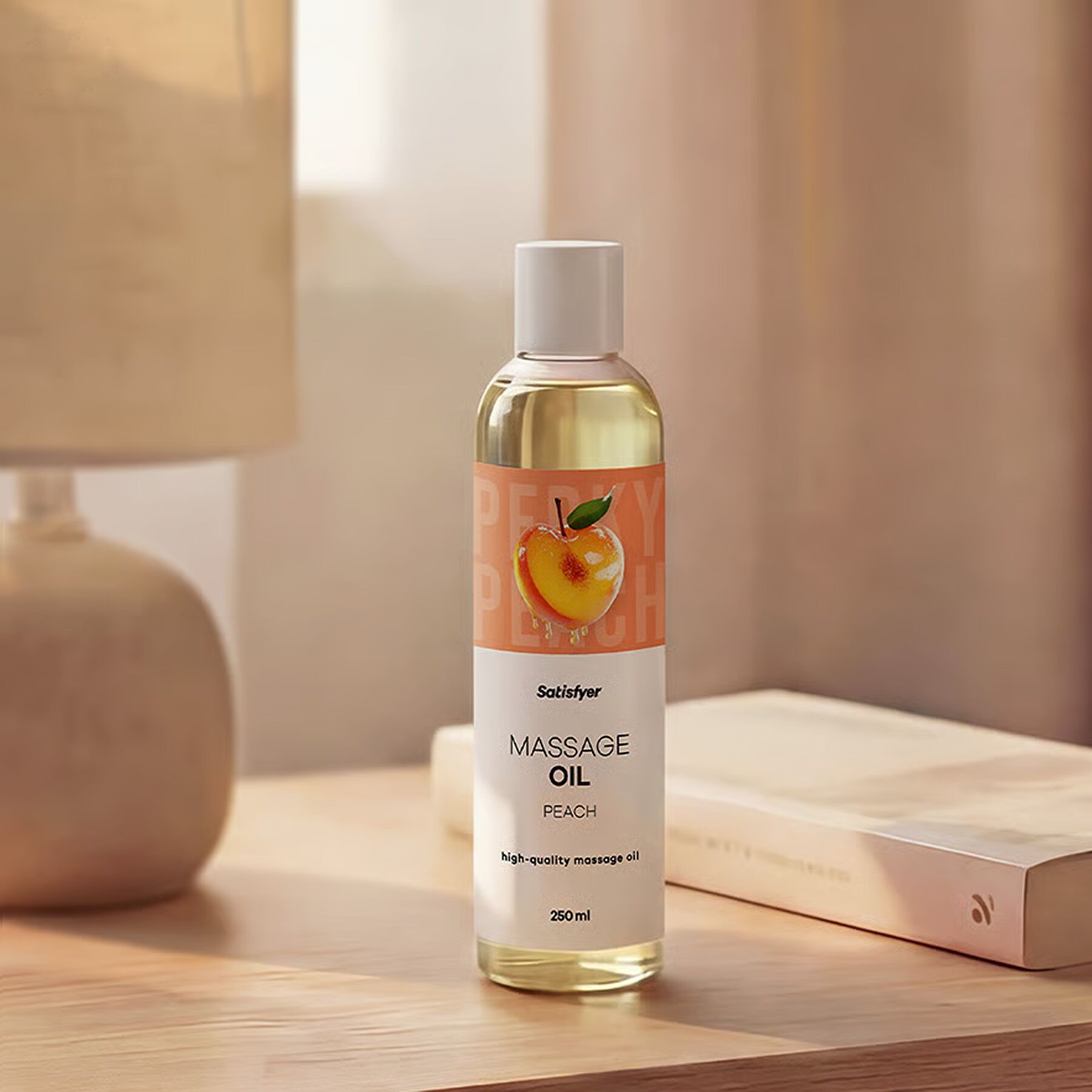 Satisfyer Massage Oil Peach — 250 ml