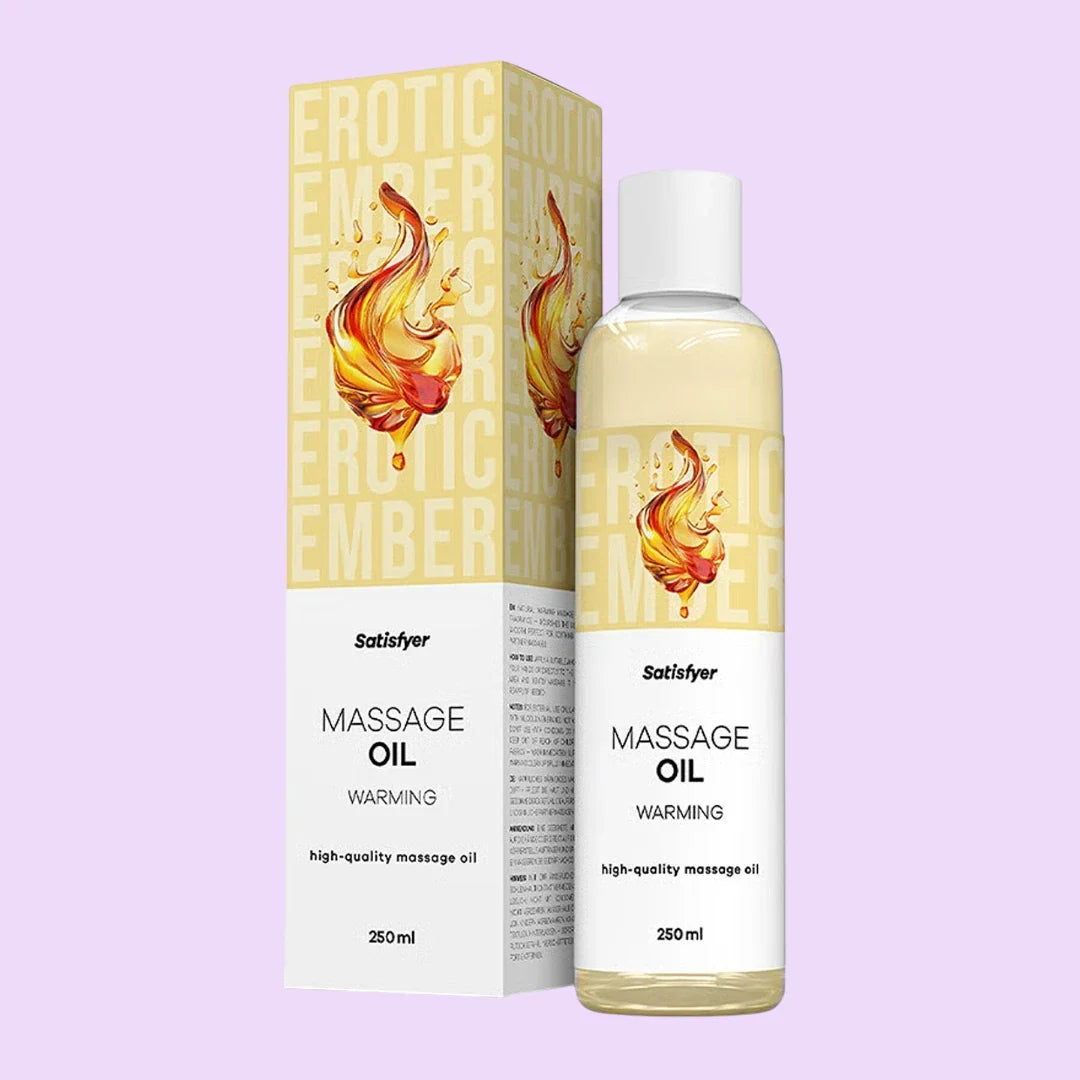 Satisfyer Massage Oil Warming — 250 ml, Unscented