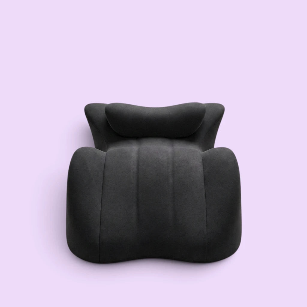 Intimacy Pillow for Couples — 27° Memory Foam, Removable Headrest