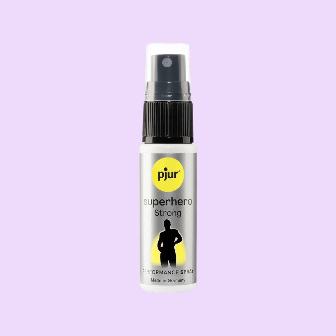 PJUR Superhero Strong Delay Spray, 20ml — Anaesthetic Free