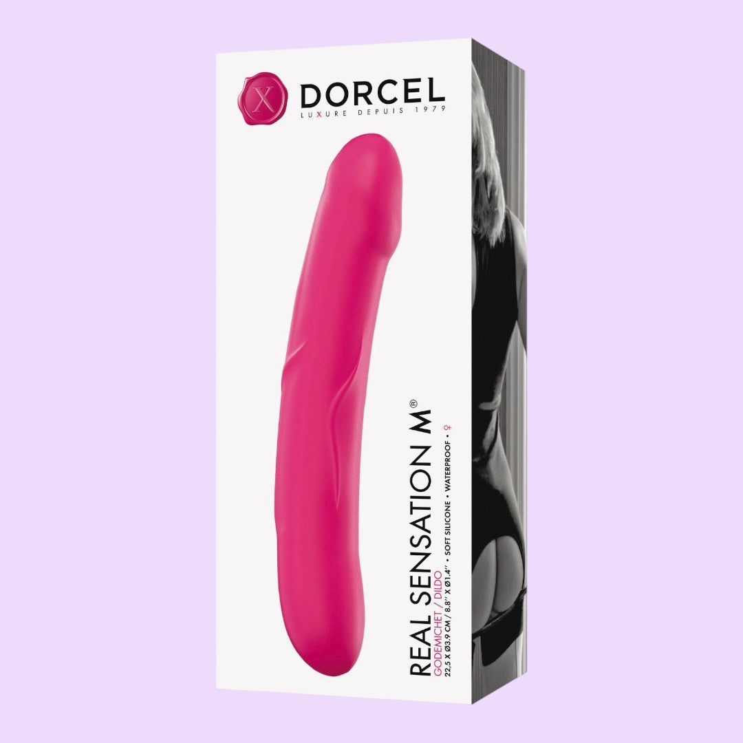 Dorcel Real Sensation Dildo — Magenta, Medium