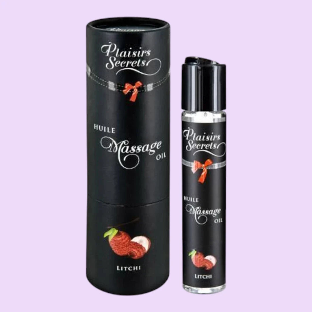 Plaisirs Secrets Lychee Edible Massage Oil — 59 ml