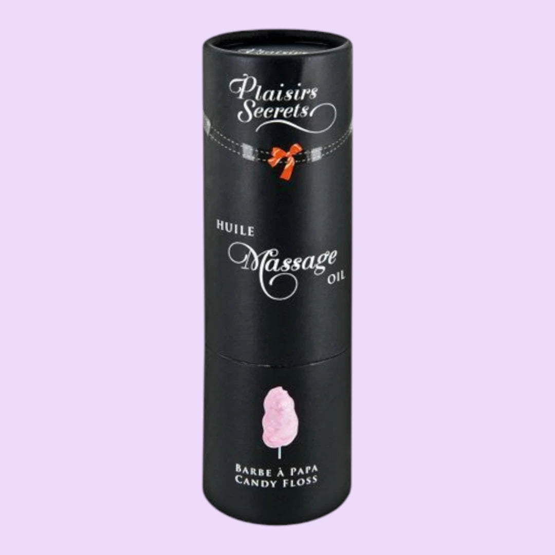 Масажна олія Plaisirs Secrets Candy Floss, 59 мл — їстівна, з афродизіаками