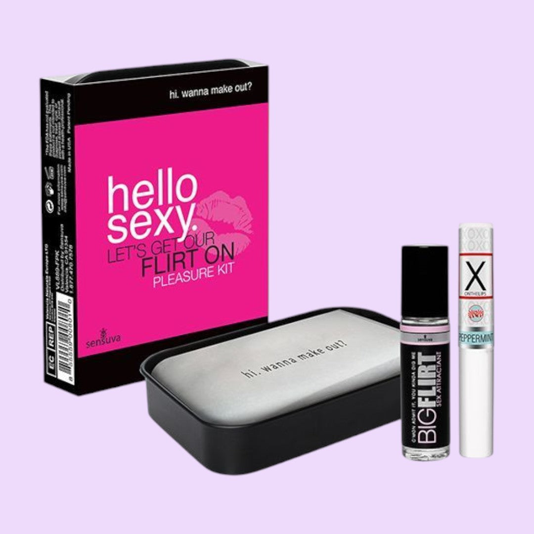 Sensuva Hello Sexy Pleasure Kit — Tingling Lip Balm & Pheromone Roller