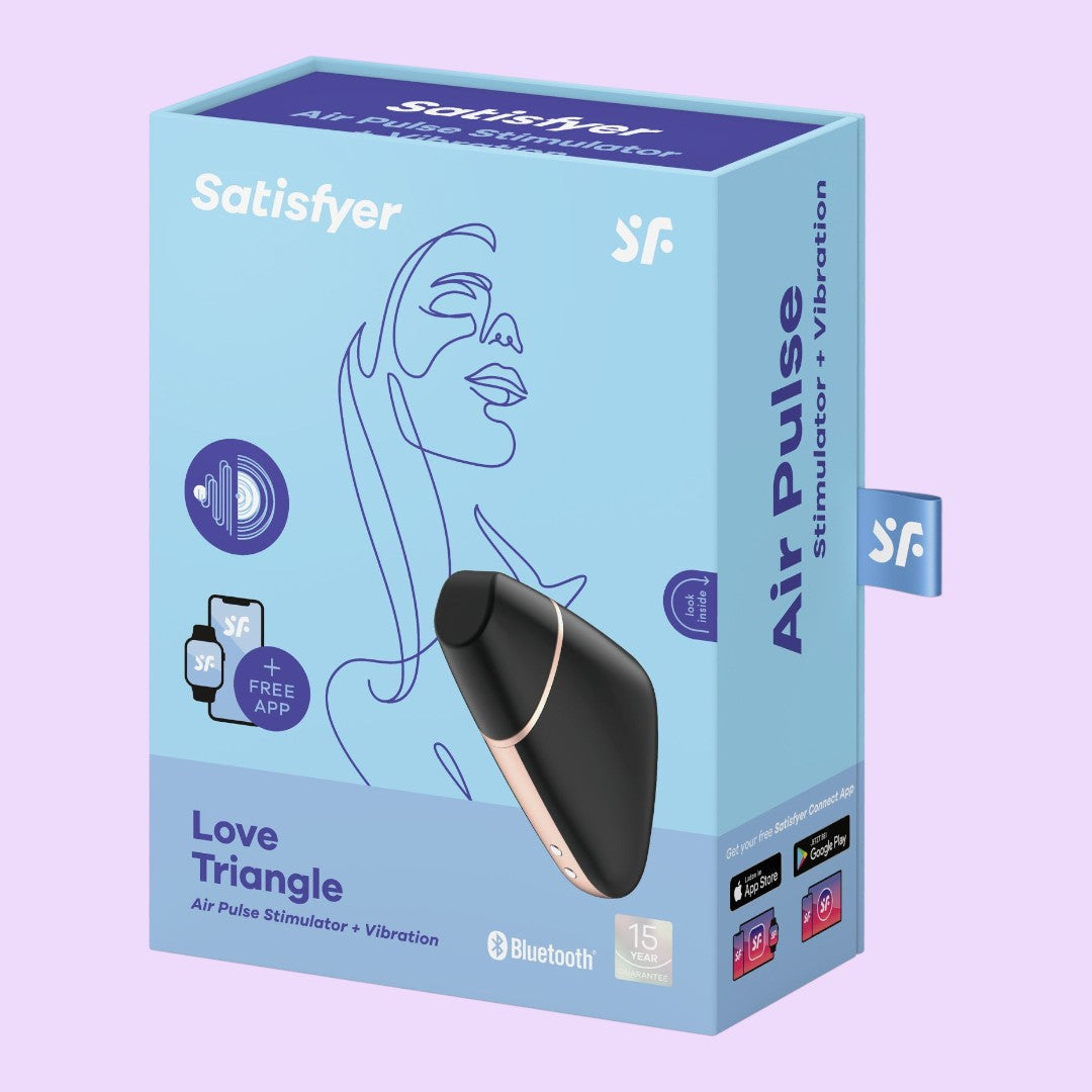Satisfyer Love Triangle App-Controlled Air Pulse Stimulator