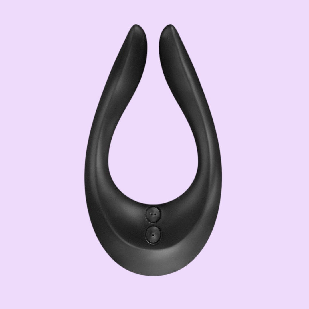 Satisfyer Endless Joy Couples Vibrator — Black