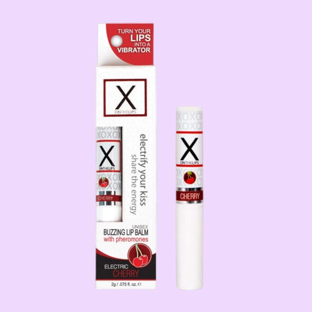 Sensuva X on the Cherry Lips Tingling Lip Balm with Pheromones