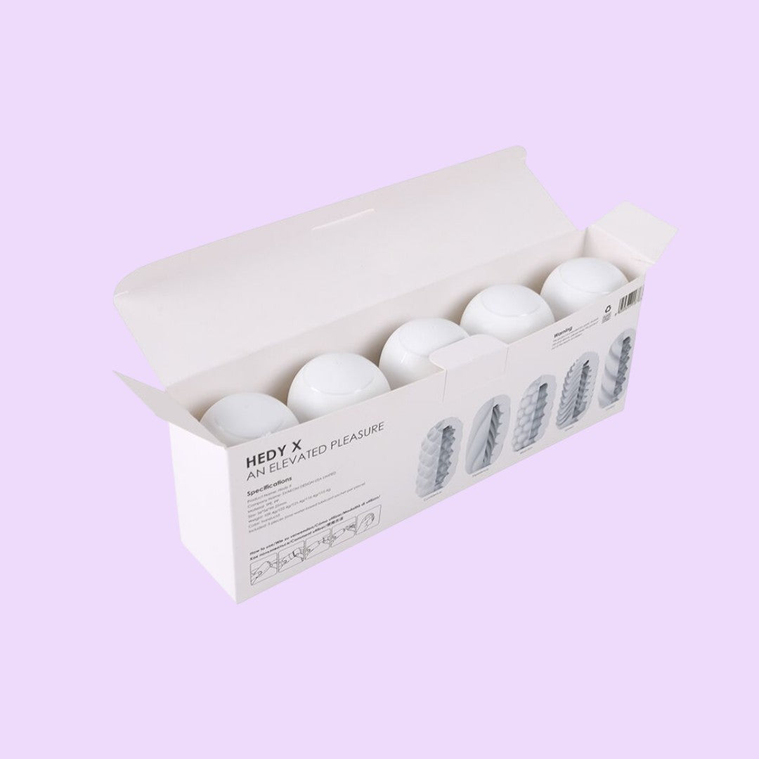 Svakom Hedy X Masturbator Eggs — Mixed Textures, 5 Pack