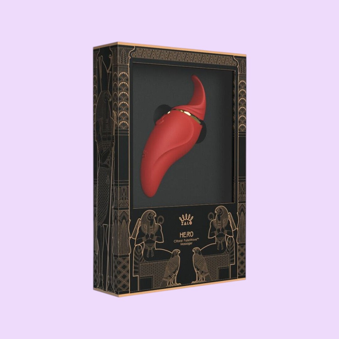Zalo Hero 2-in-1 Vibrator with Flicking Tongue