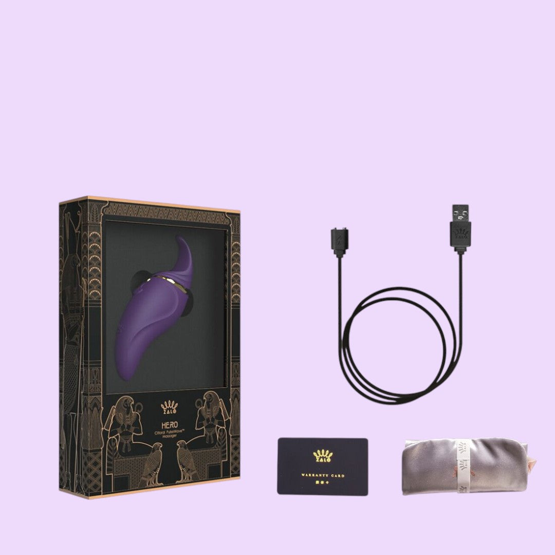 Zalo Hero 2-in-1 Vibrator with Flicking Tongue