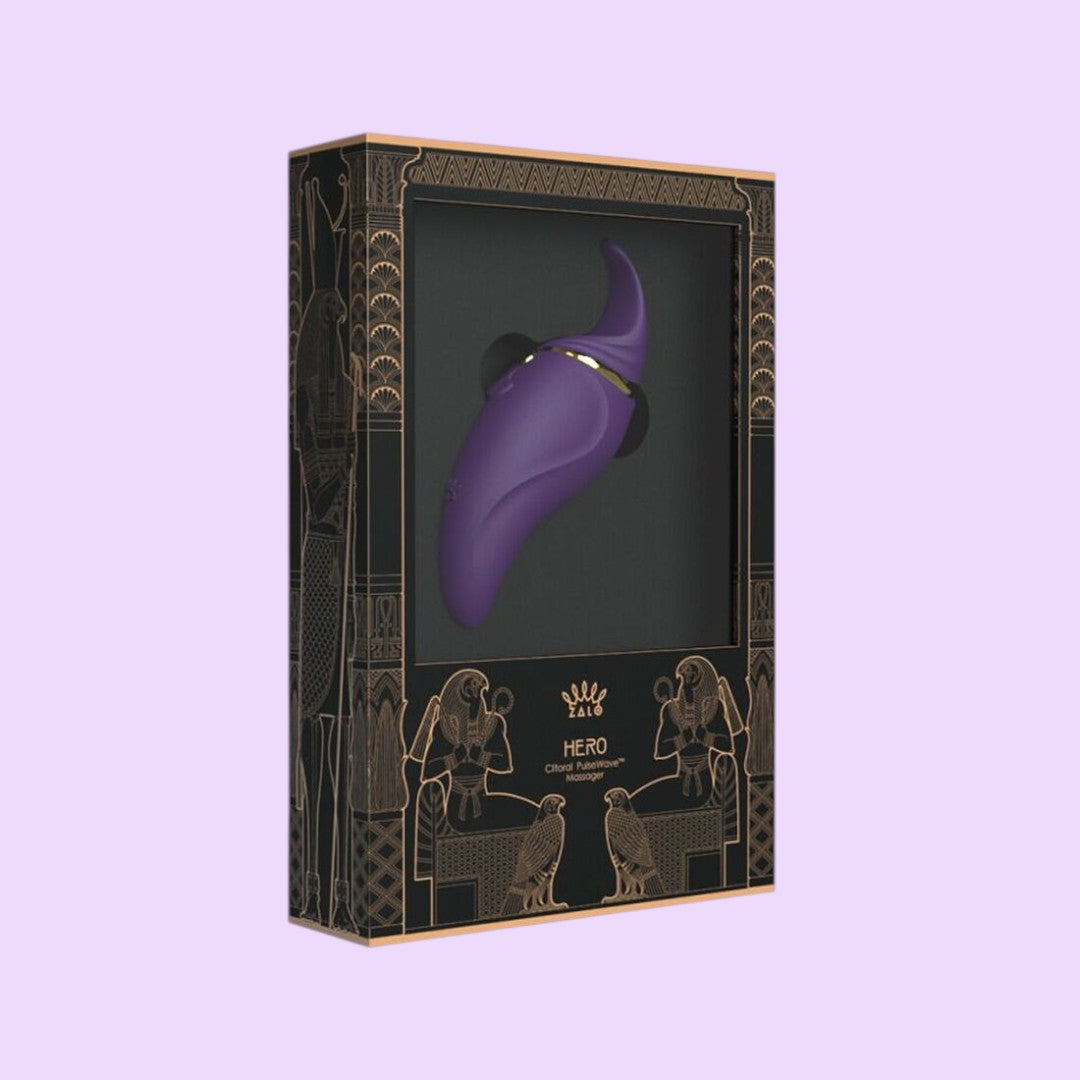 Zalo Hero 2-in-1 Vibrator with Flicking Tongue