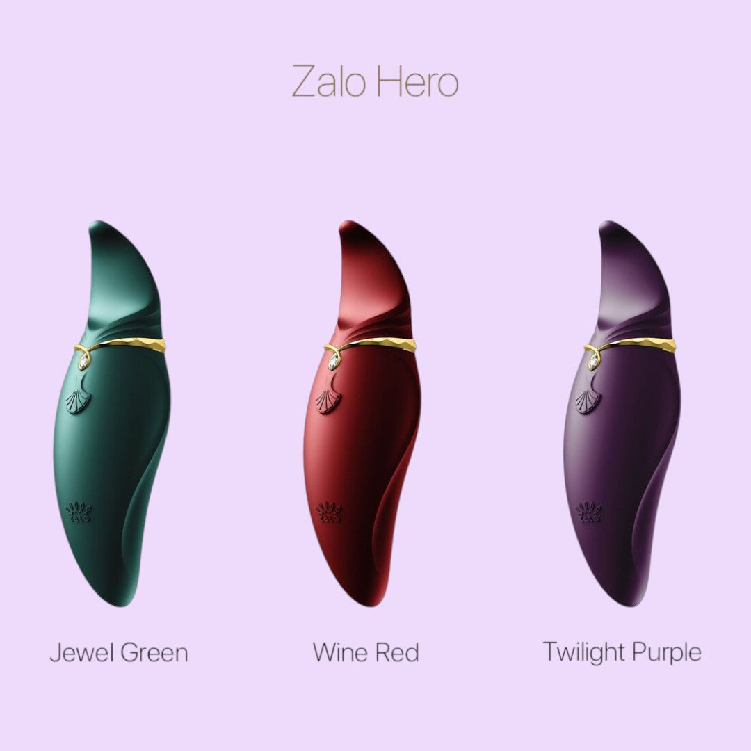 Zalo Hero 2-in-1 Vibrator with Flicking Tongue