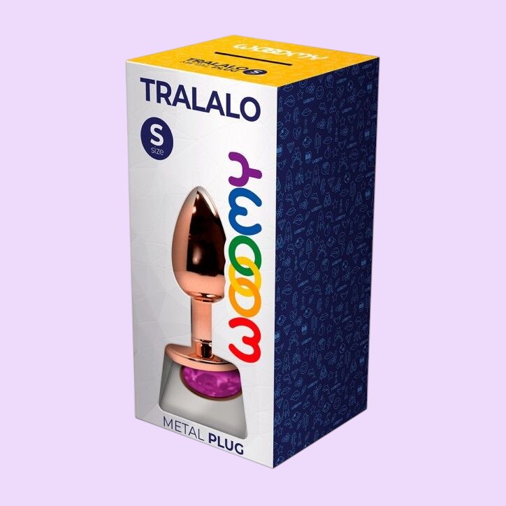 Wooomy Tralalo Metal Butt Plug — Rose Gold, Size S