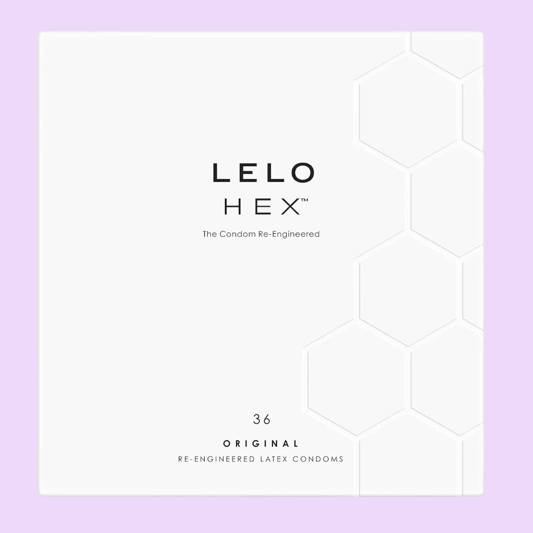 LELO HEX Original Condoms, 36 Pack — Hexagonal Structure