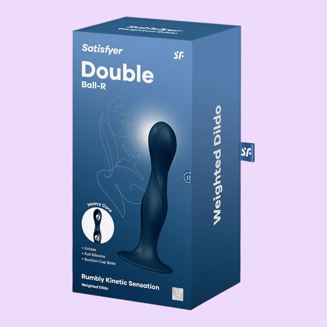 Satisfyer Double Ball-R Dildo with Suction Cup
