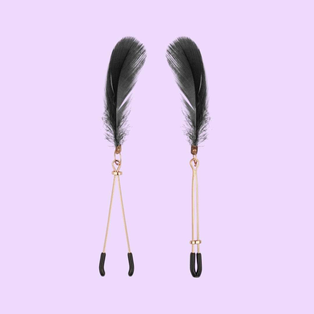 Rosy Gold Nouveau 9-Piece BDSM Set — Black & Rose Gold