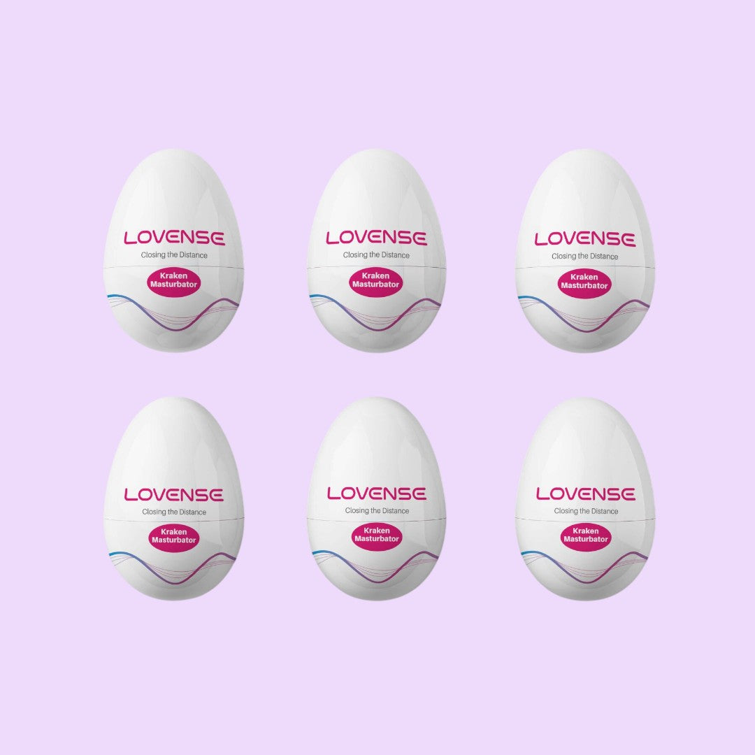 Lovense Kraken Masturbator Eggs — 6 Pack