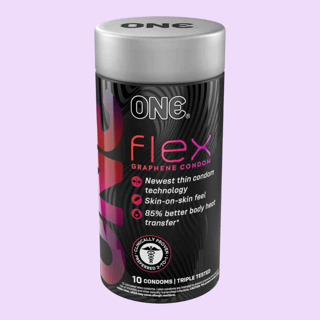 ONE Flex Graphene Condoms, 10 Pack — Ultra-Thin & Ultra-Strong