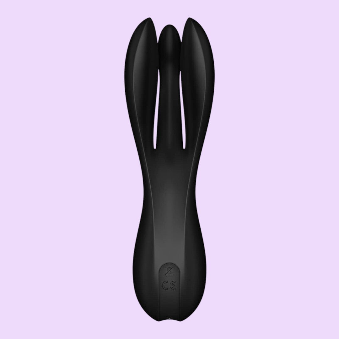 Satisfyer Threesome 2 Clitoral Vibrator — Black