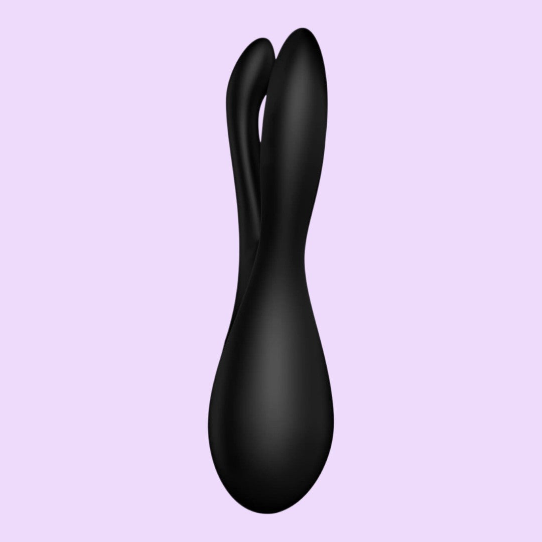 Satisfyer Threesome 2 Clitoral Vibrator — Black