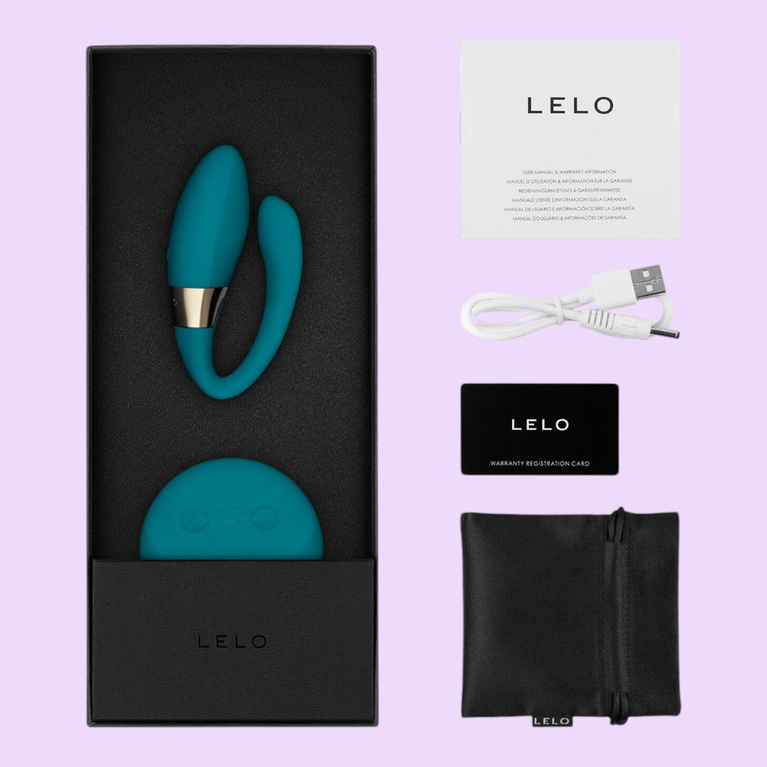 LELO Tiani Duo Couples Vibrator — Ocean Blue